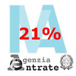 Nuova aliquota ordinaria IVA al 21%.